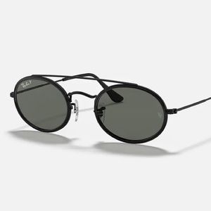 Ray Ban oval bridge sunglasses black